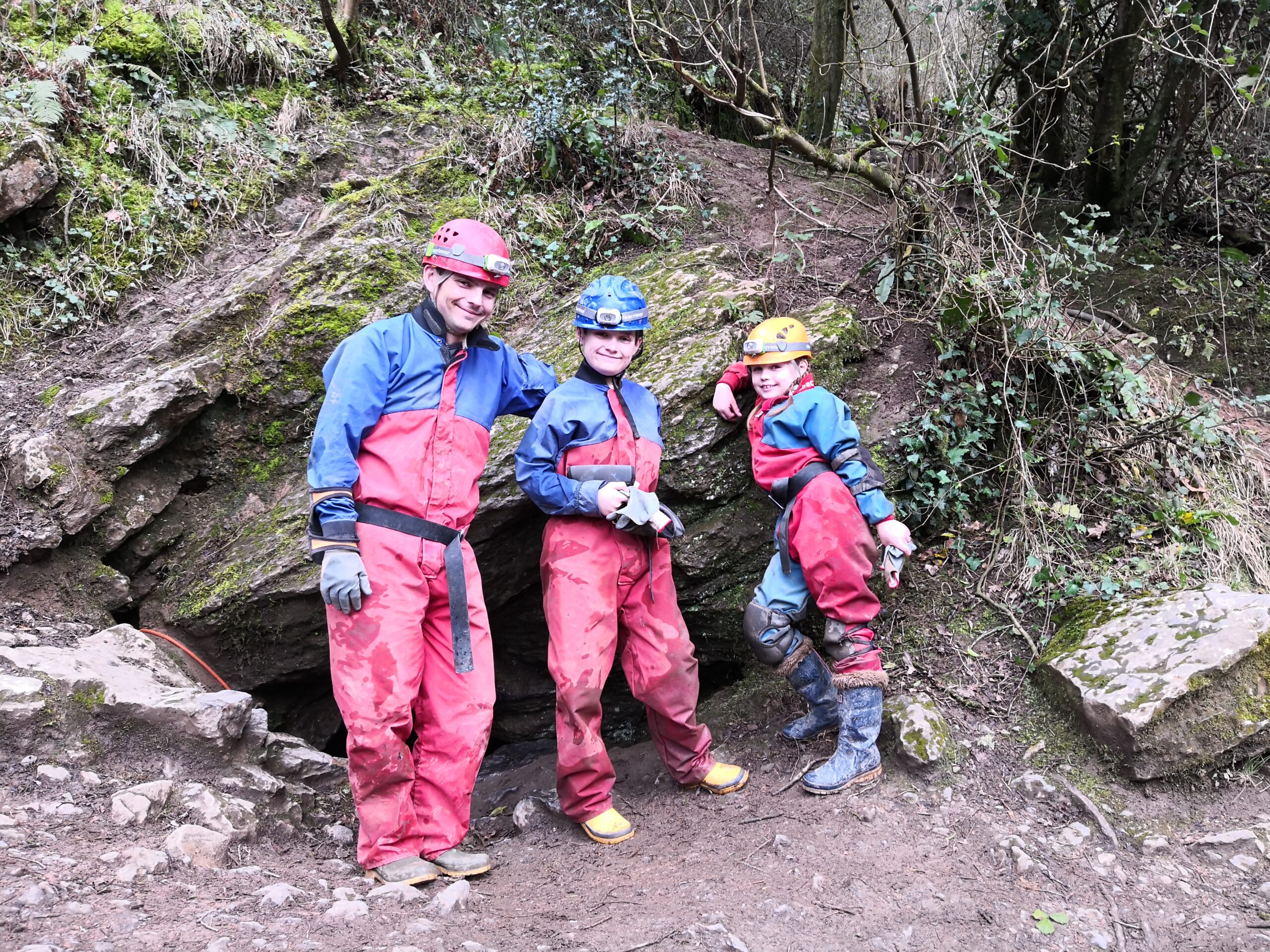A successful trip! Family caving group