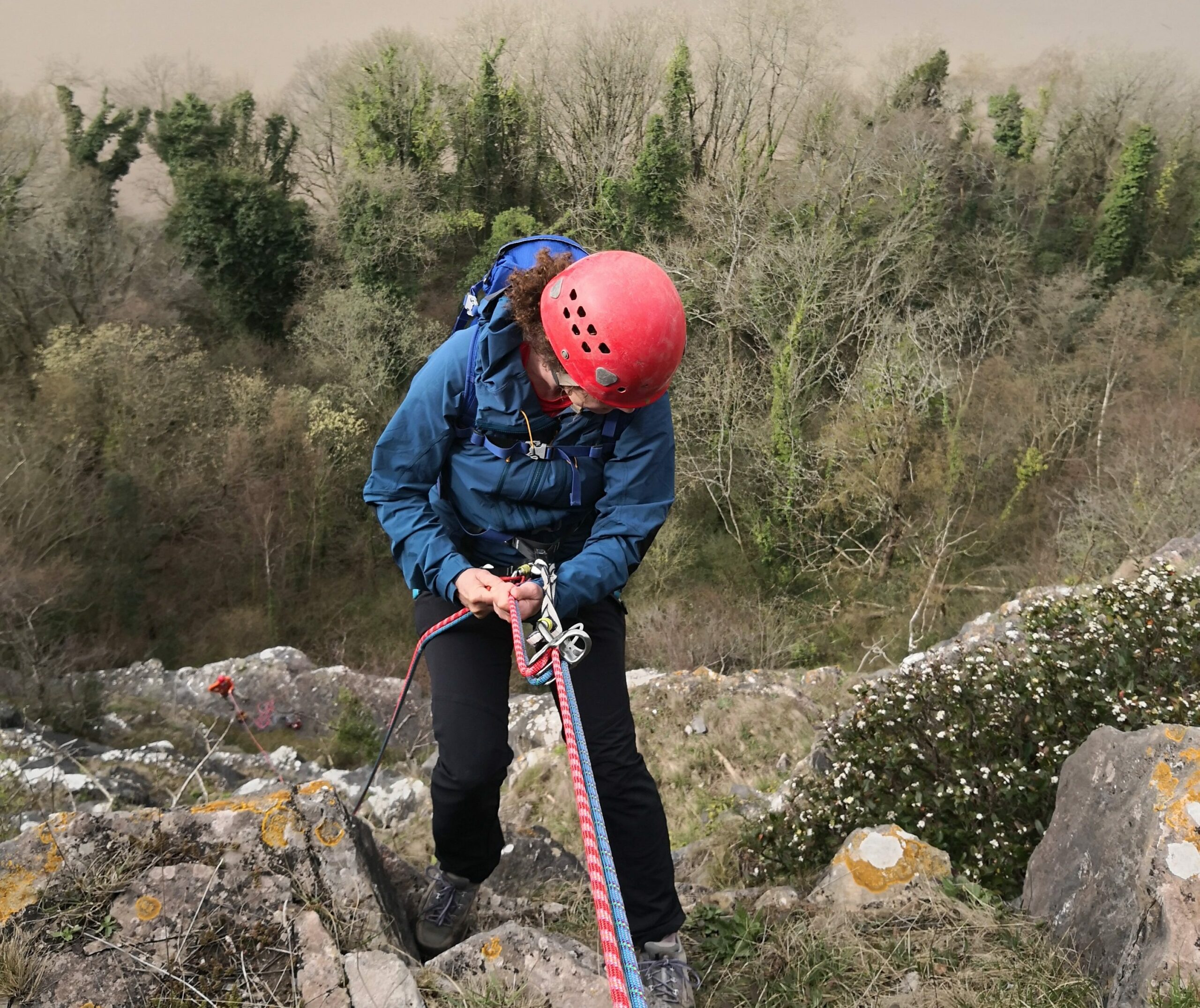 Abseiling Wye Valley