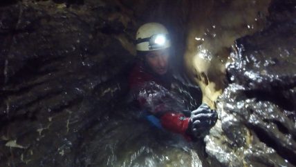 A wet caving experience!