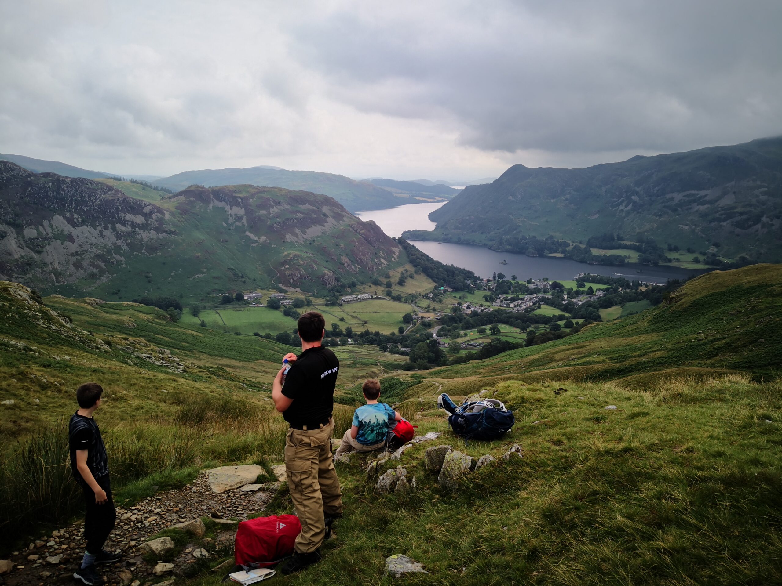 Family hike in the Lake District